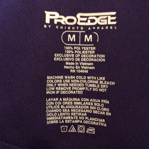 LSU POLO Tiger Logo Purple & Gold ~Medium - Picture 6 of 10